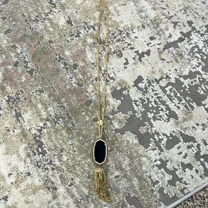 Kendra Scott Gold & Black Necklace